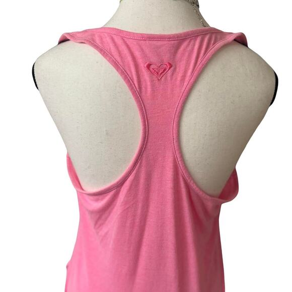 Y2K VTG. 2000'S ROXY LOGO PINK ROXY SURF TANK TOP - Picture 7 of 8